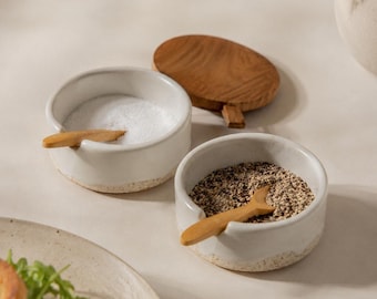 Wabi Ceramic Salt & Pepper Holders