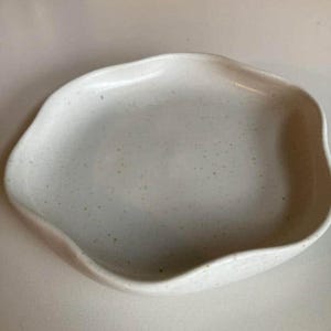 Ceramic Ring Dish: Wabi Style Floral Catch All - Handmade Artisan image 2
