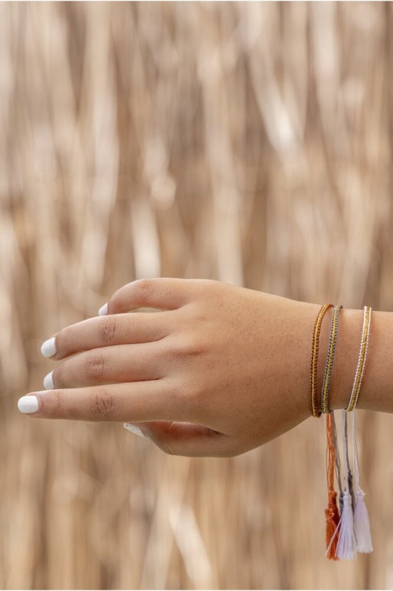 Goed doen Microcomputer Ervaren persoon Gouden Kwastje Armbanden Boho Sieraden Womens Meisjes - Etsy België