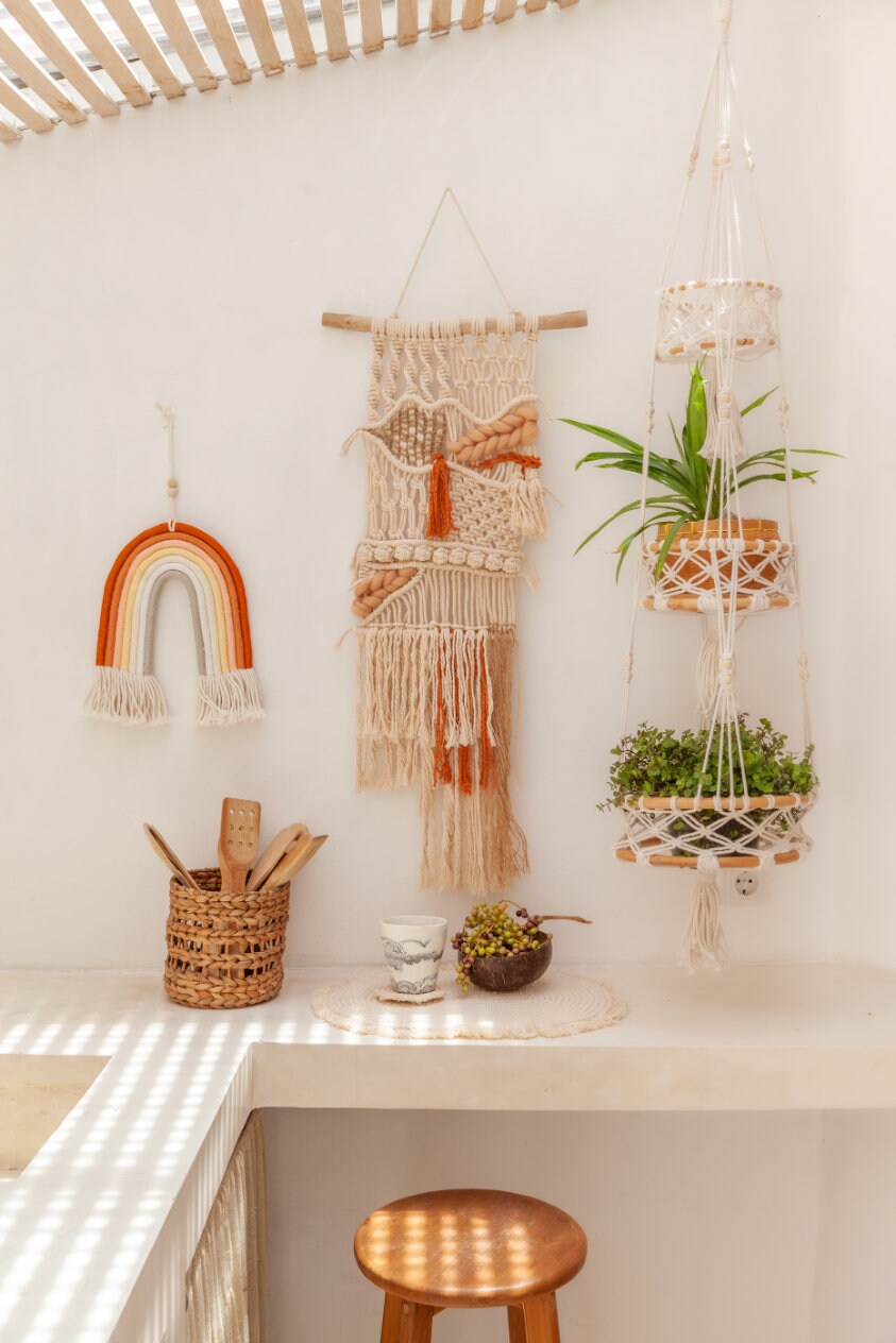 ミア・マクラメ・レインボー - Etsy 日本