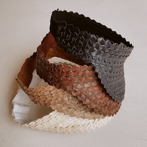 Rattan Sun Visor for Kids | Sun Protection, Adjustable Size, Sustainable Sun Visor