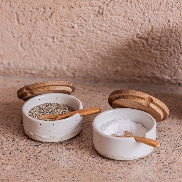 Wabi Ceramic Salt & Pepper Holders
