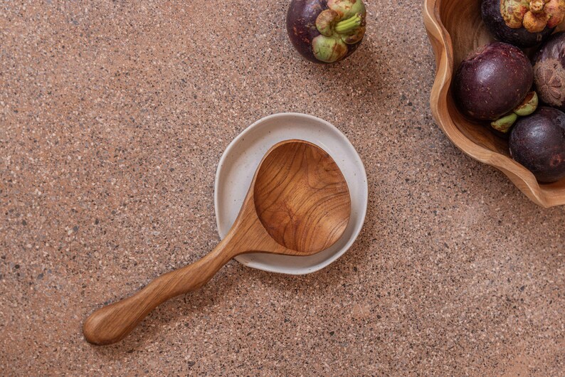 Village Thrive Teak Serving Spoons