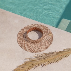 Ombre Holiday Papale Sun Hat in Amber