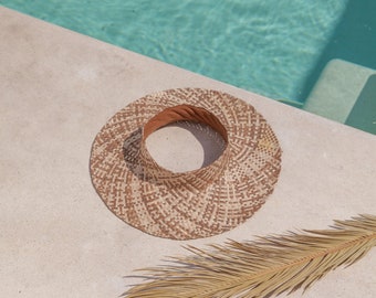 Ombre Holiday Papale Sun Hat in Amber