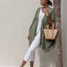 Raja Leather and Cane Everyday Bag main image 0