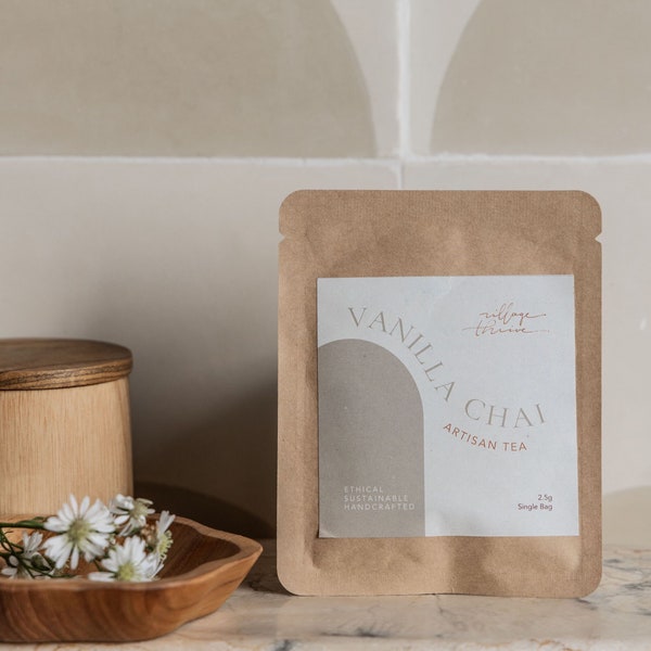 Vanilla Chai Loose Leaf Tea Single Use Bag