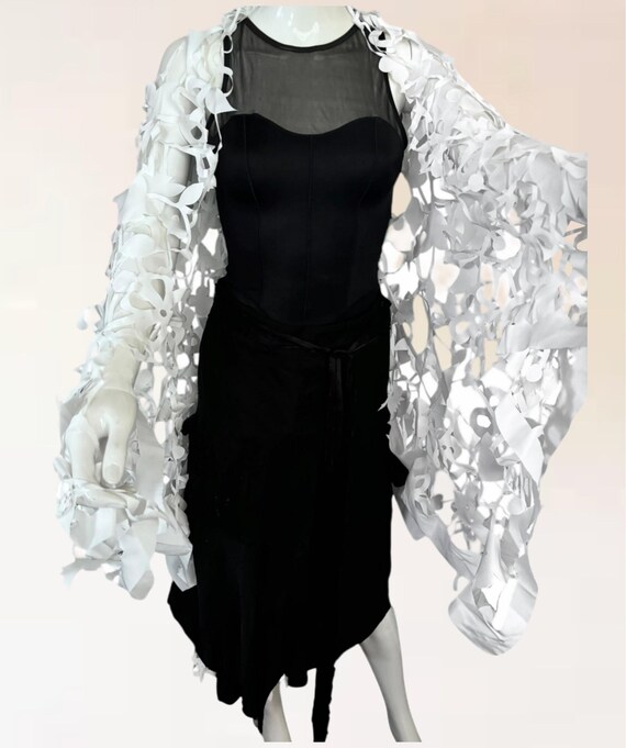 Robe Longue Noire Et Blanc Glamour - Marithé Et François Girbaud Taille 36 - Occasion Très Bon État