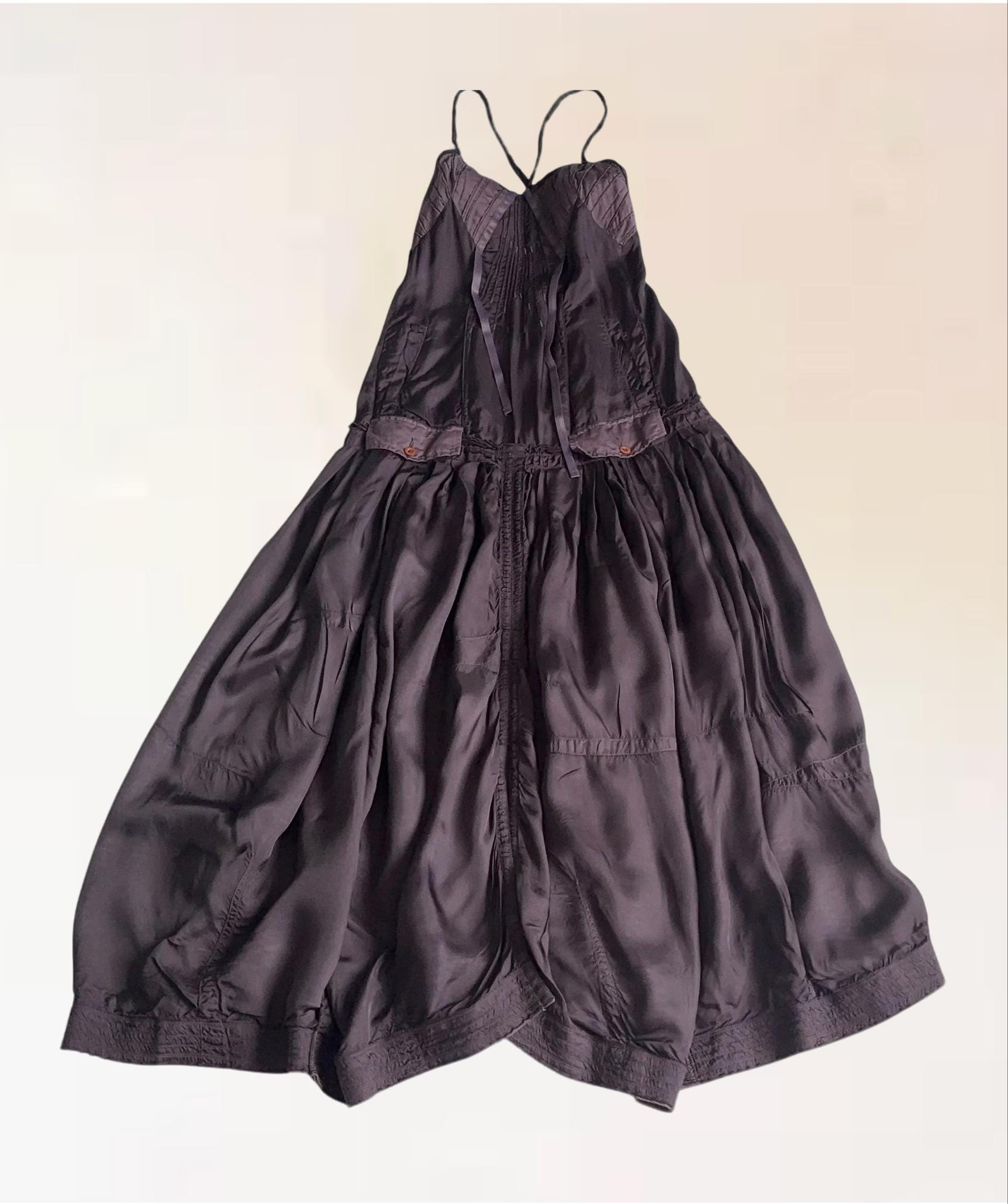 Marithé + François Girbaud Purple Trapeze Long Dress – Size 42 FR