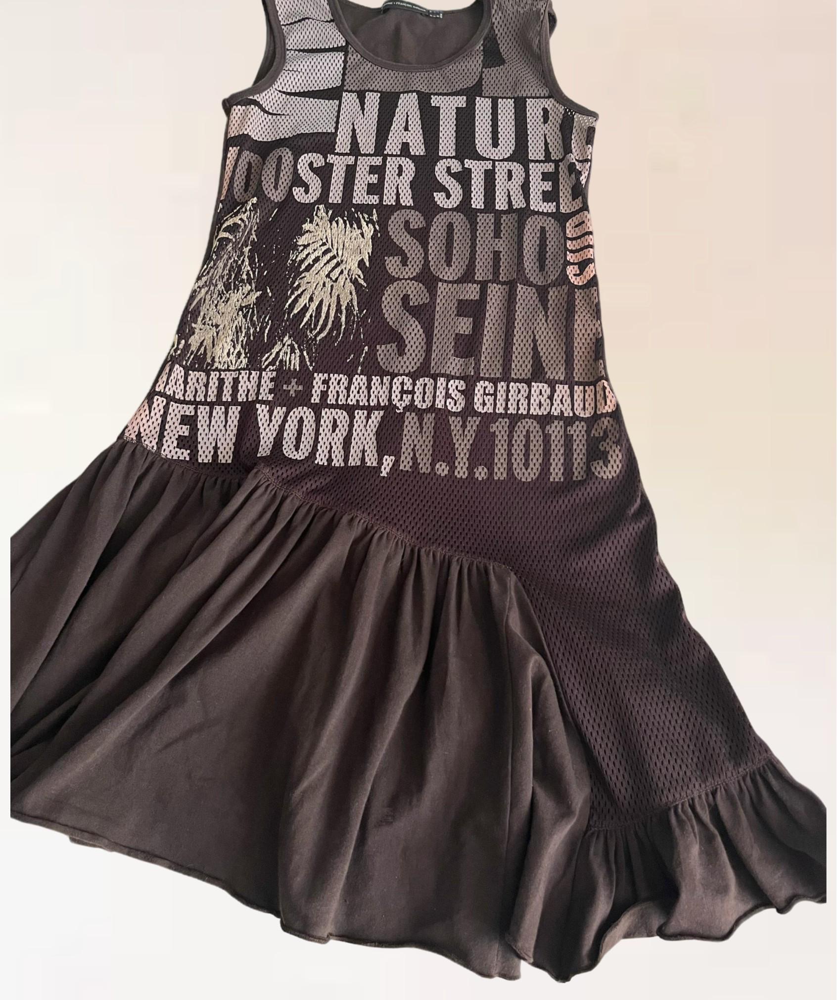 Marithé François Girbaud Dress – Girbaud Deconstructed Mesh
