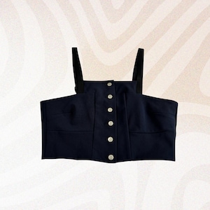 Marithé + François Girbaud women&#39;s bustier navy blue Size 38 FR
