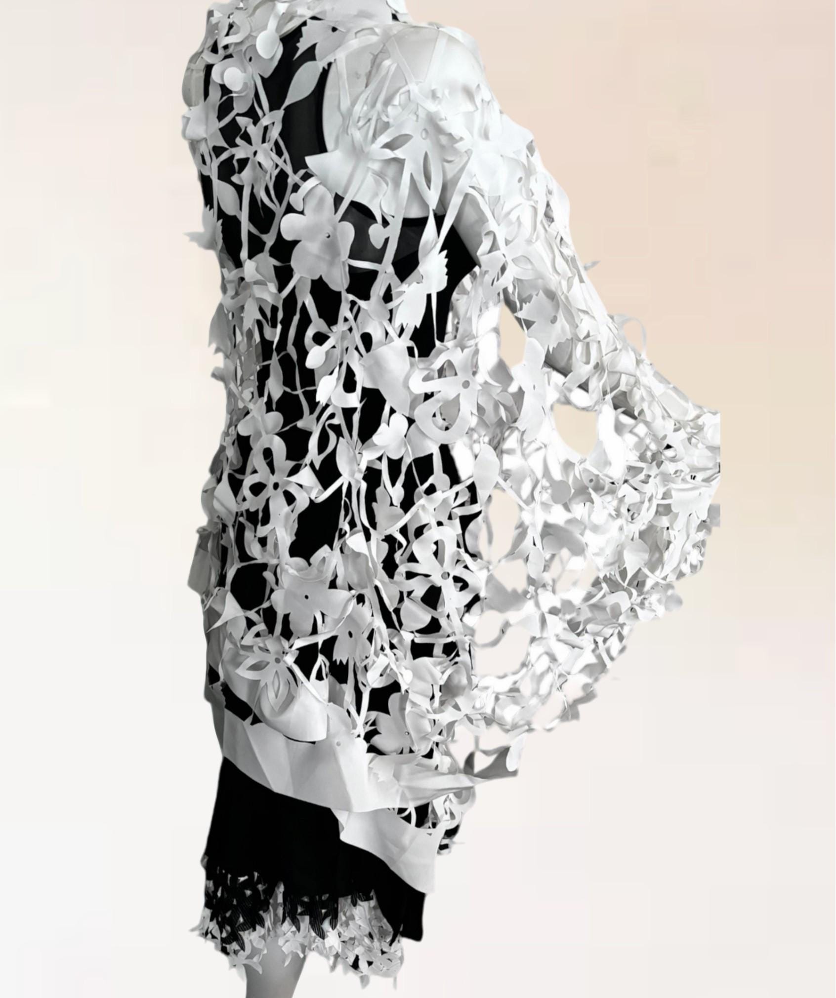 Robe Longue Noire Et Blanche Glamour Marithé Et François Girbaud - Taille 36 - Occasion Très Bon état