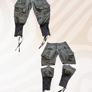 Marithé + François Girbaud Two-in-One Women&#39;s Modular Pants, Grey, Size 36 FR
