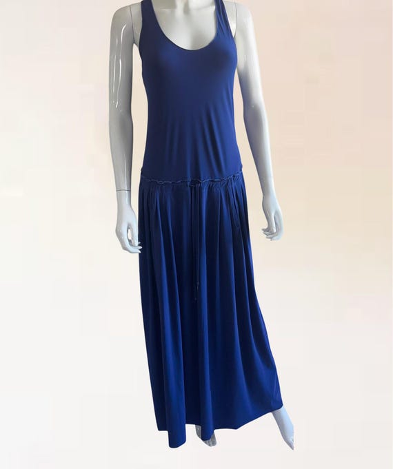 Robe Corolle Girbaud - Taille 36, Bleu, Dos Ouvert Avec Laçage Ciel