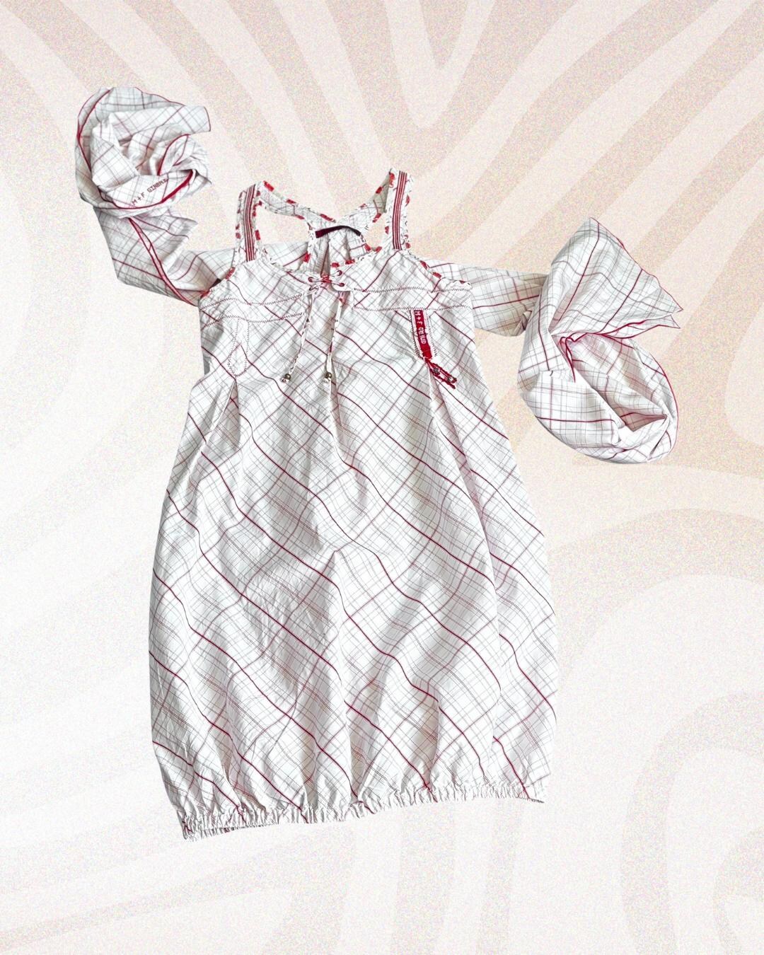Robe Boule Girbaud Rouge - Modulable Et Ajustable - Taille S - En Toile De Coton/polyamide - Occasion En Excellent état