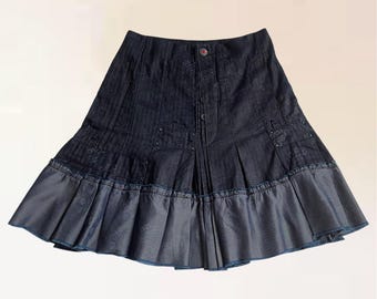 y2k❤️MARITHE + FRANCOIS GIRBAUD バルーンスカート Vtg 1990's Marithe Francois Girbaud Extra High Waist Layered