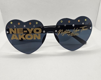 Custom Concert Glasses -  Ne-Yo Akon