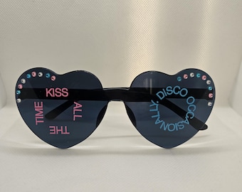 Custom Concert Glasses -  Kiss all the time, Disco occasionally