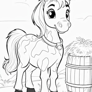 Horse Coloring Sheet