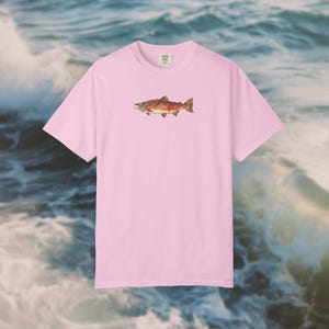 Salmon Illustration Tshirt coastal shirt Aquatic Lovers Hoodie fish Gift Ocean-themed tshirt bonito fisherman Outdoor Adventure nature gift