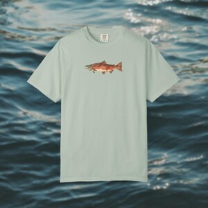 Salmon Illustration Tshirt coastal shirt Aquatic Lovers Hoodie fish Gift Ocean-themed tshirt bonito fisherman Outdoor Adventure nature gift