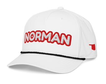 Norman Oklahoma Rope Hat: Embroidered Oklahoma Gameday Hat