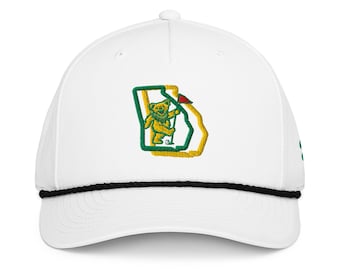 Dancing Bear Golf Rope Hat: Augusta Georgia Embroidered Cap