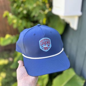 Backyard Legend Rope Hat | Vintage Golf Hat | Retro Summer Cap | Americana Hat | All-American Hat | Rope Hat | Gift For Dad | Legend Cap