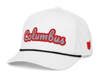 Embroidered Columbus Ohio Rope Hat | Buckeyes Gameday Cap
