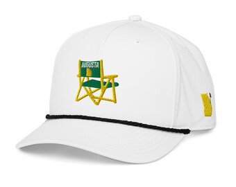 Augusta Greenside Rope Hat | White Augusta Golf Hat