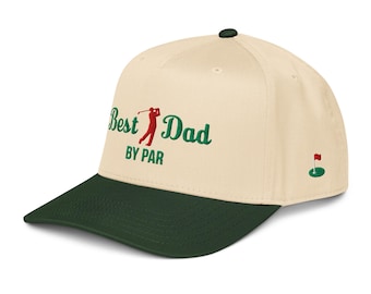 Best Dad By Par Golf Hat | Embroidered Golf Dad Hat | Best Dad Golf Cap