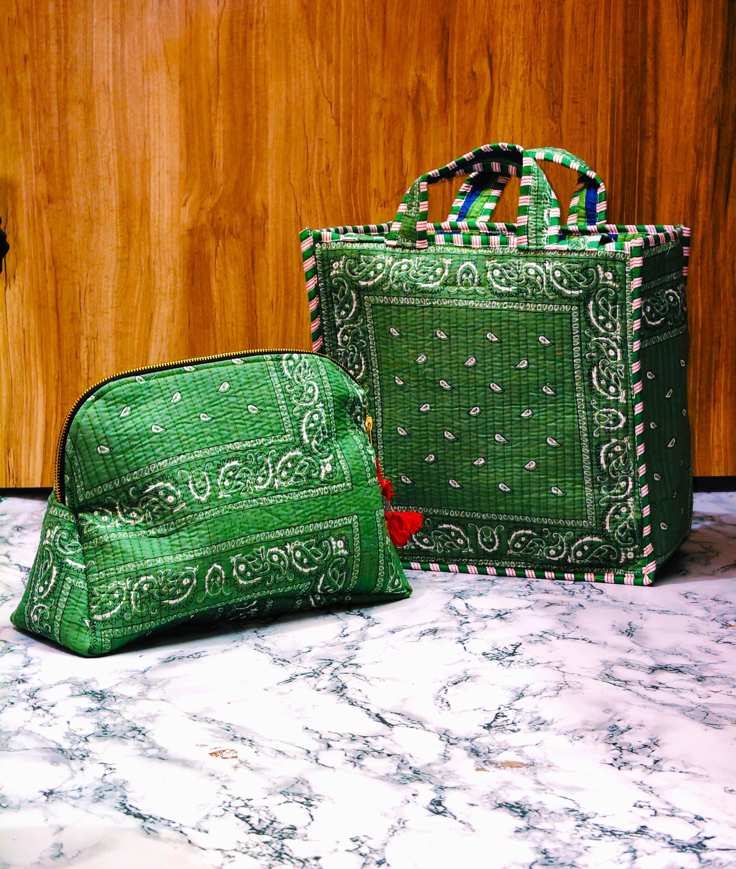 Quilted Bandana Bag - Etsy