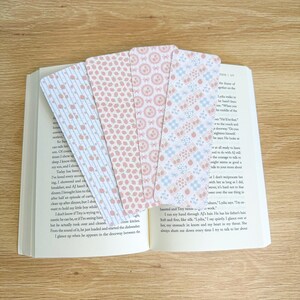 Strawberry Laminated Bookmark: Cottagecore Book Lover Gift