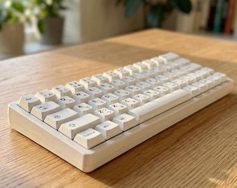 125 tangenter PBT svartvit japanska tangentbord med körsbärsprofil och mekaniskt speltangentbord, anpassade tangentbord, tangentbordsset med hantverksmässiga tangenter