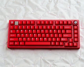 Red Samurai-tangentbordsset för mekaniskt tangentbord – PBT-tangentbordsset OEM-profil