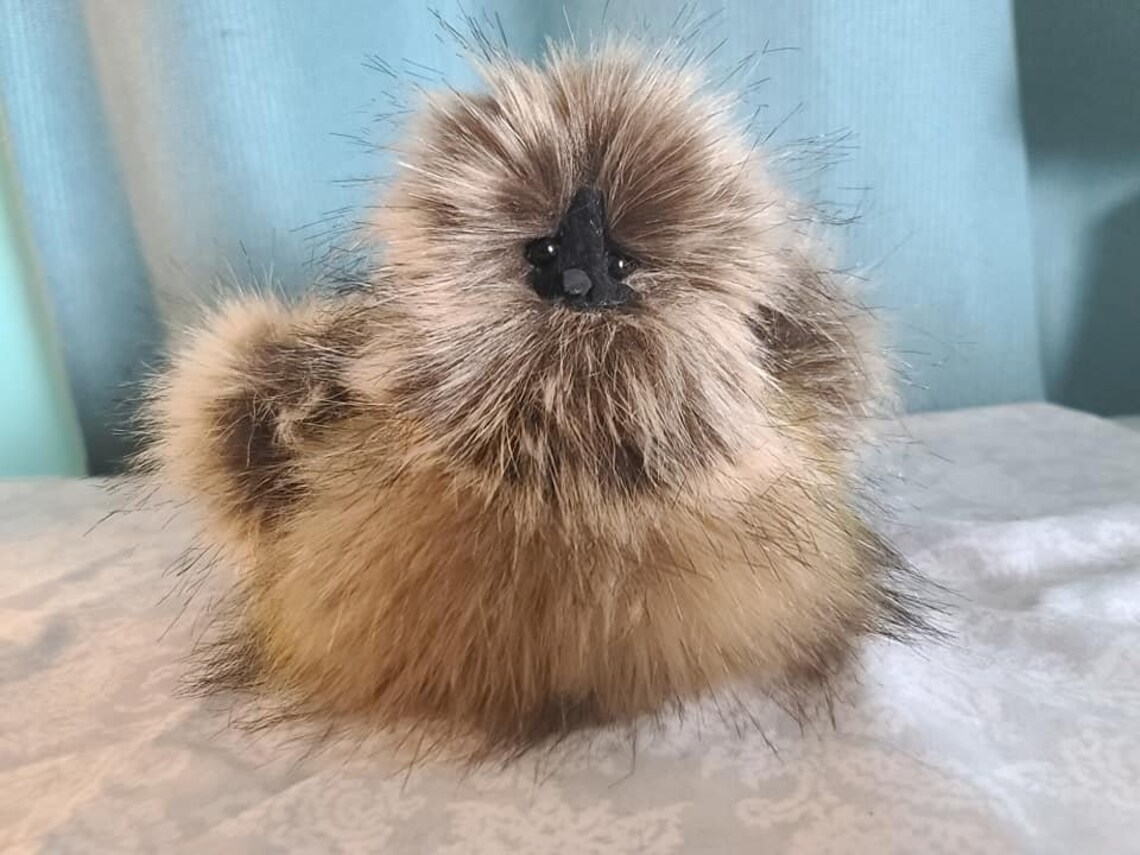 Handcrafted plush Silkie Chicken ALL colors available | Etsy