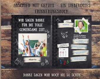 Farewell book elementary school & teacher's friendship book – memory book class – PDF Download
