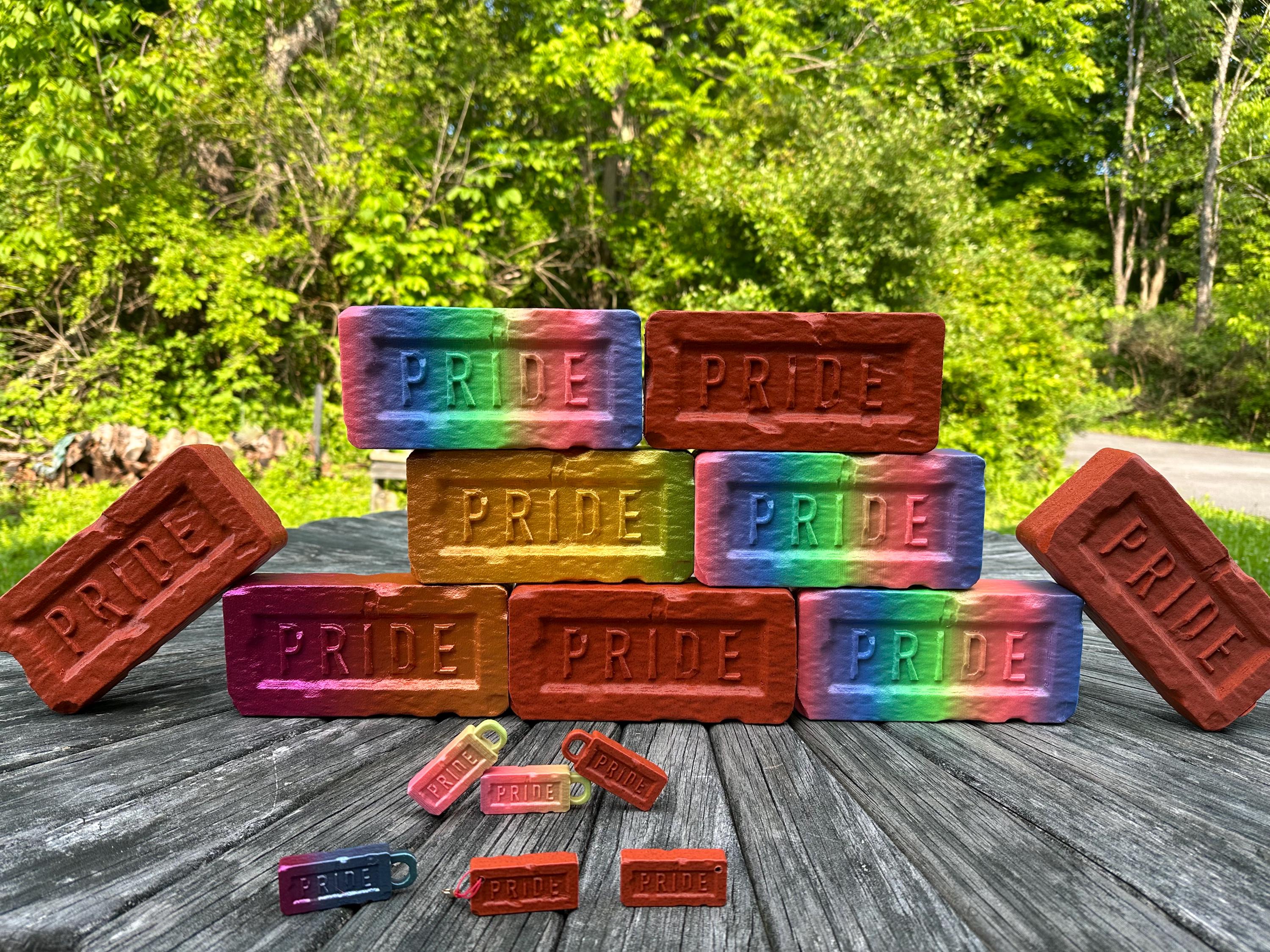 Values Parade Props Rainbow Pride Brick: 3D Printed Parade Prop - Etsy