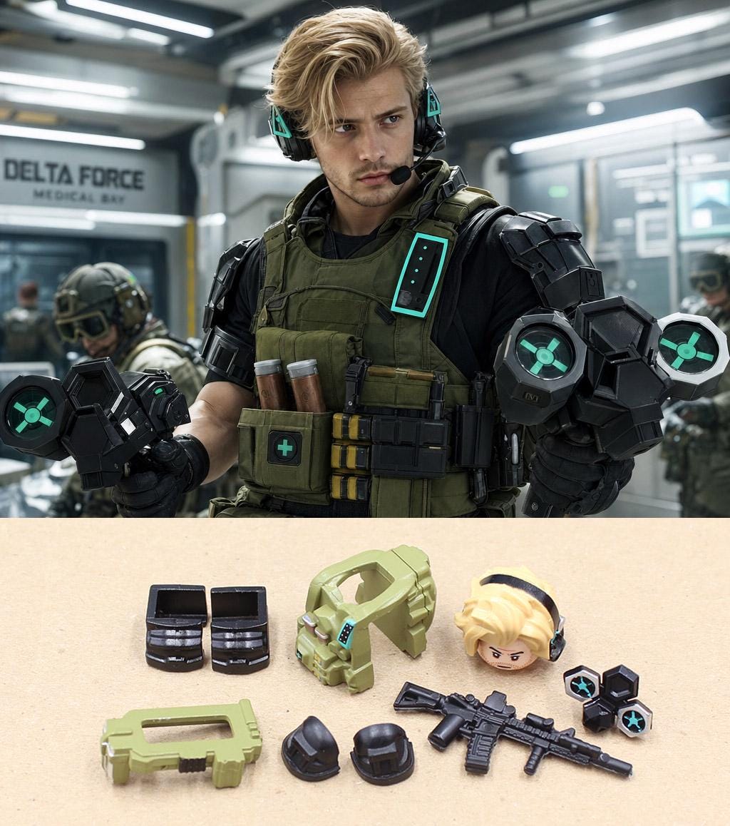 Delta Force Figure - Etsy