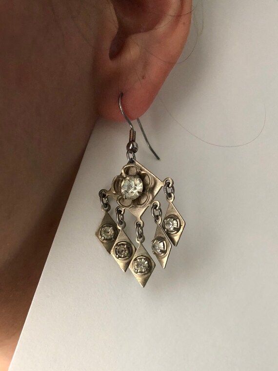 beautiful bohemian rhinestone dangle drops View 6