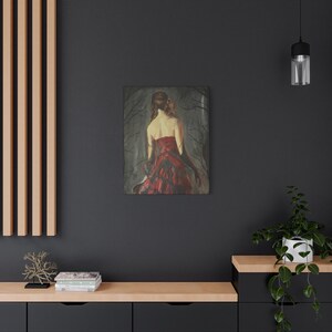 Matte Canvas Art Print, Abstract Wall Decor, Unique Gift for Art Lovers, Home Decoration, Gallery Framed Artwork