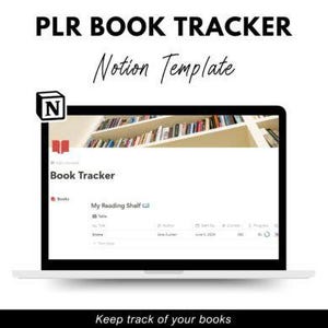 Notion Book Tracker Template: Digital Reading Journal & Library
