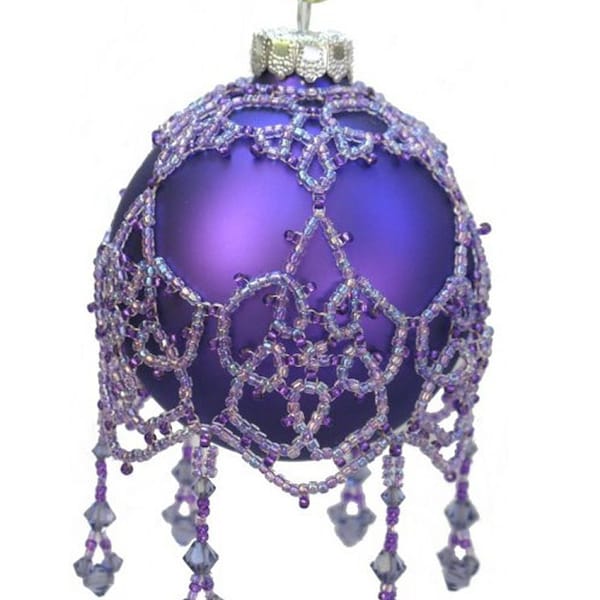 Lace Picot Beaded Ornament Pattern