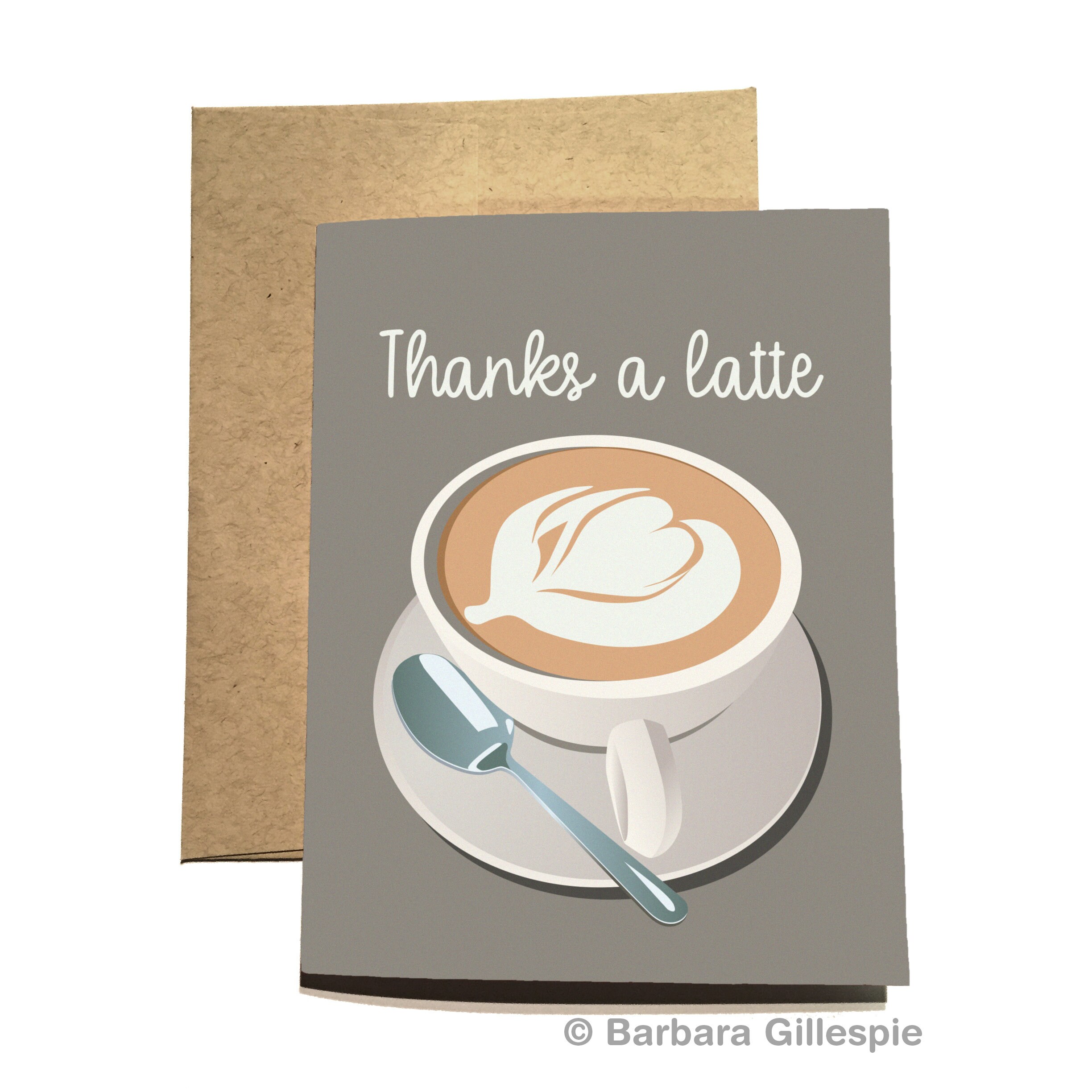 Thanks A Latte Card Template - Ablebionics