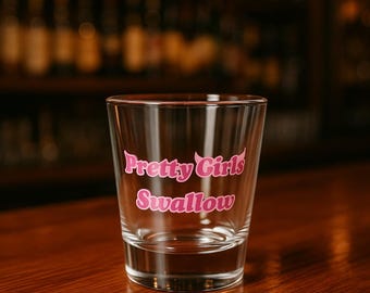 Funny Shot Glass: Vibrant Party Drinkware for Bachelorette Parties