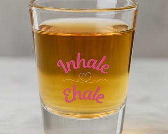 Vaso de chupito con frases divertidas, recuerdo de despedida de soltera, decoración de bar