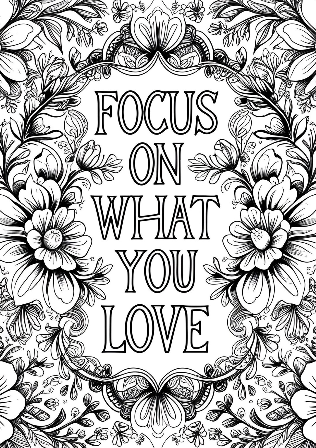 ADHD Coloring Page Bundle, ADHD Affirmations and Imagery Coloring Pages ...