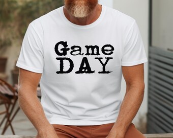 Retro Game Day T-Shirt, Mom and Dad Football Season Tee