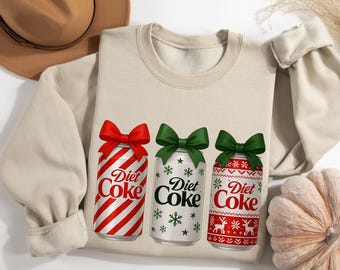 Christmas Diet Coke Sweatshirt: Holiday Soda Tee
