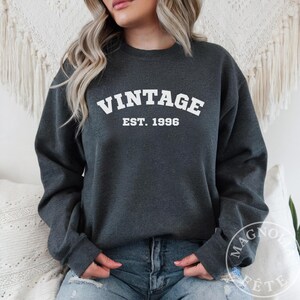 Vintage 1996 Sweatshirt, 30th Birthday Crewneck